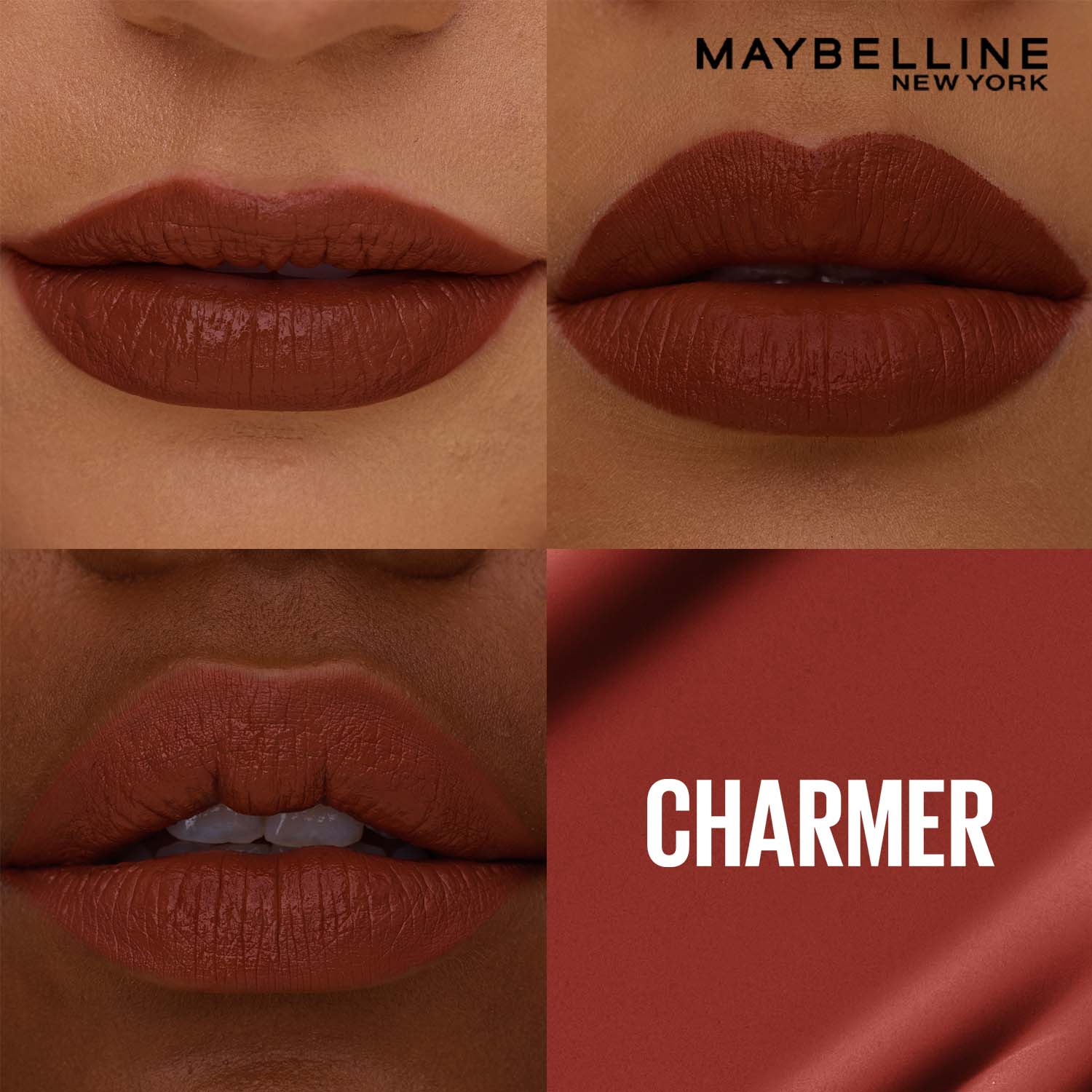 Maybelline New York Super Stay Matte Ink Liquid Lipstick, Lasts Up to 16 Hours - Charmer