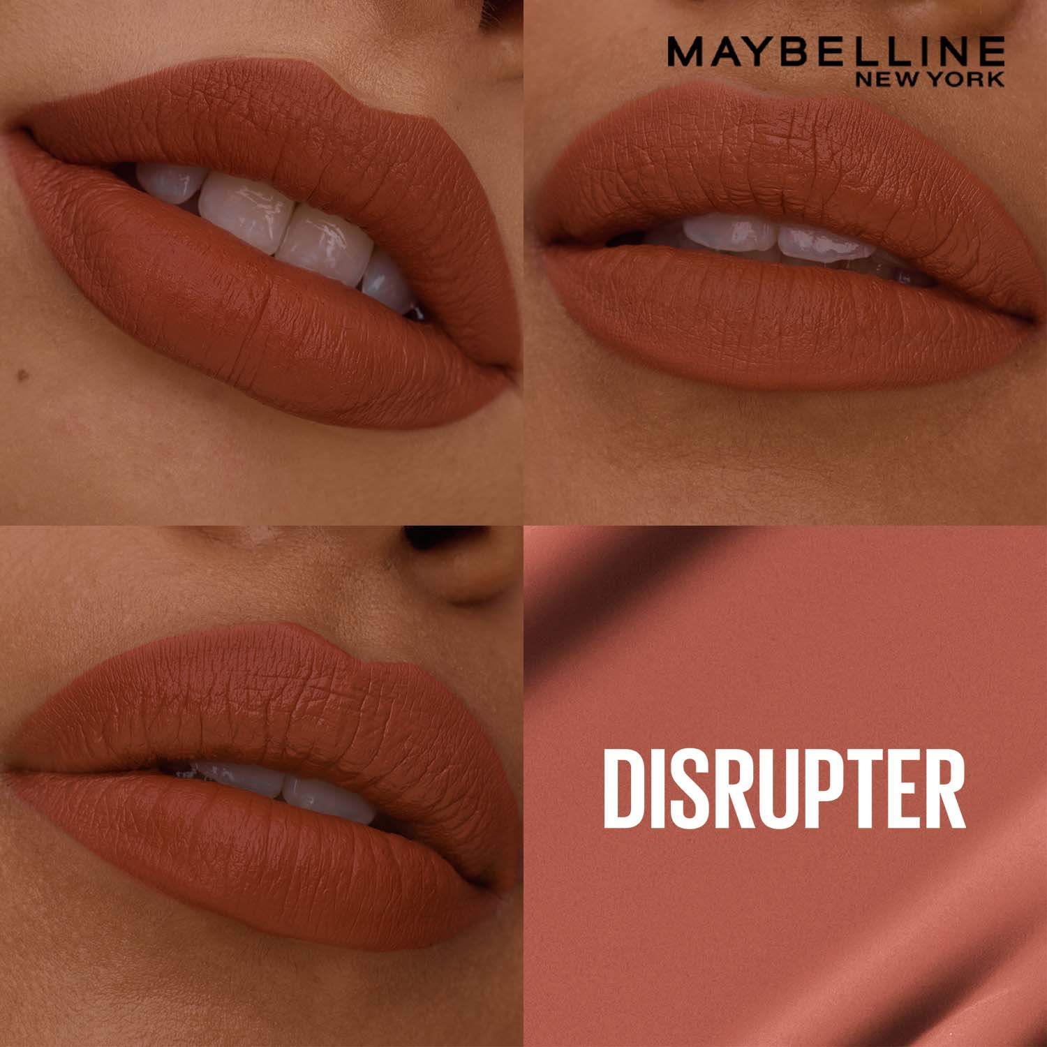 Maybelline New York Super Stay Matte Ink Liquid Lipstick, Lasts Up to 16 Hours - Disrupter