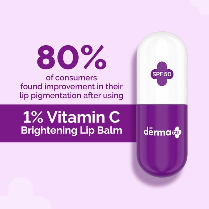 The Derma - Spf 50 PA+++ 1% Vitamin C Brightening Lip Balm (4.5g)