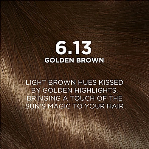 Loreal Paris - No Ammonia Excellence Creme Triple Care Color [6.13 Golden Brown]