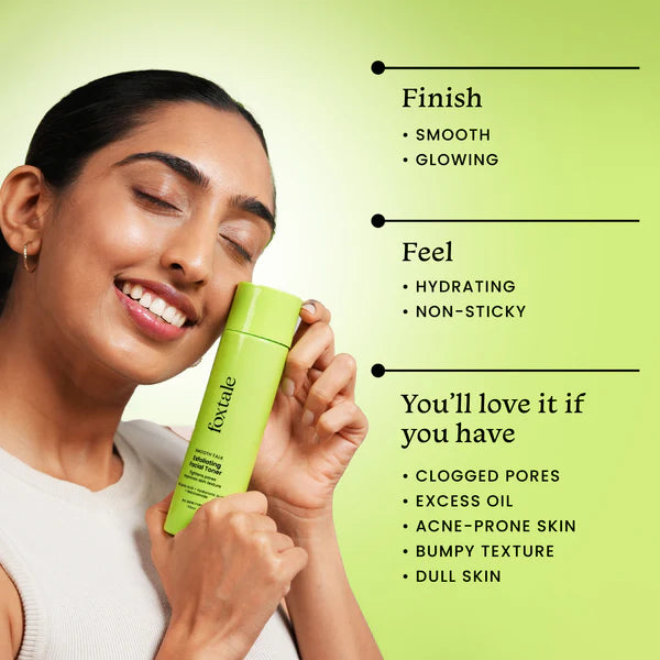 Foxtale - Smooth Talk Exfoliating Facial Toner (150ML)
