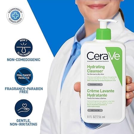 Cera ve - Hydrating Cleanser For Normal To Dry Skin (236Ml)