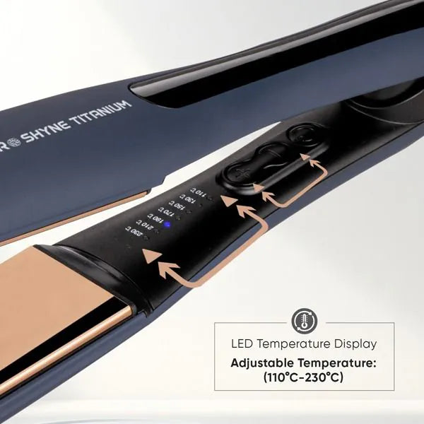Vega Professional - Pro Shyne Titanium Hair Straightener - (VPPHS-14)
