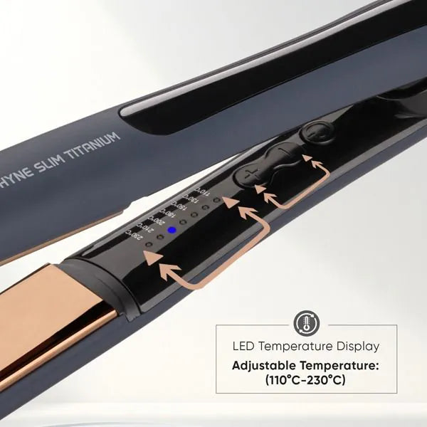 Vega Professional - Pro Shyne Slim Titanium Hair Straightener - (VPPHS-13)