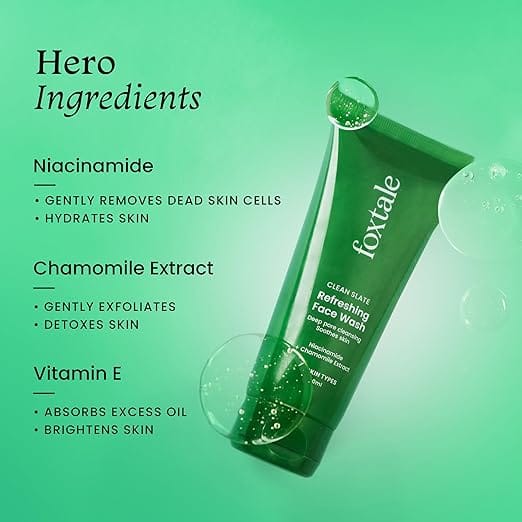 Foxtale - Clean Slate Refreshing Face Wash (100ML)