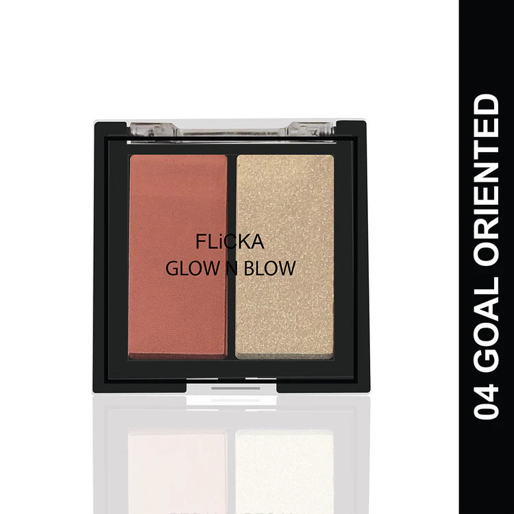 Flicka - Duo Blusher + Highlighter Glow N Blow