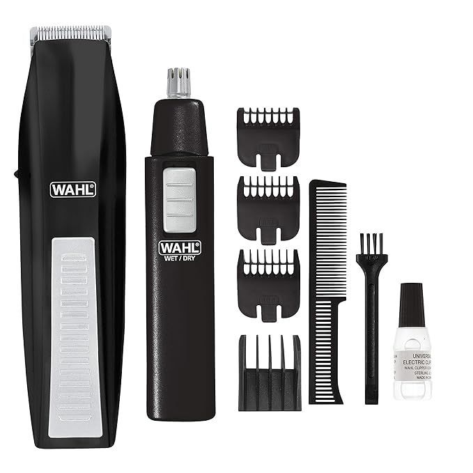 Wahl Battery Beard Trimmer Combo - Black Silver