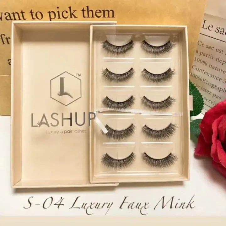 LASHUP LUXURY 5 PAIR LASHES S-01