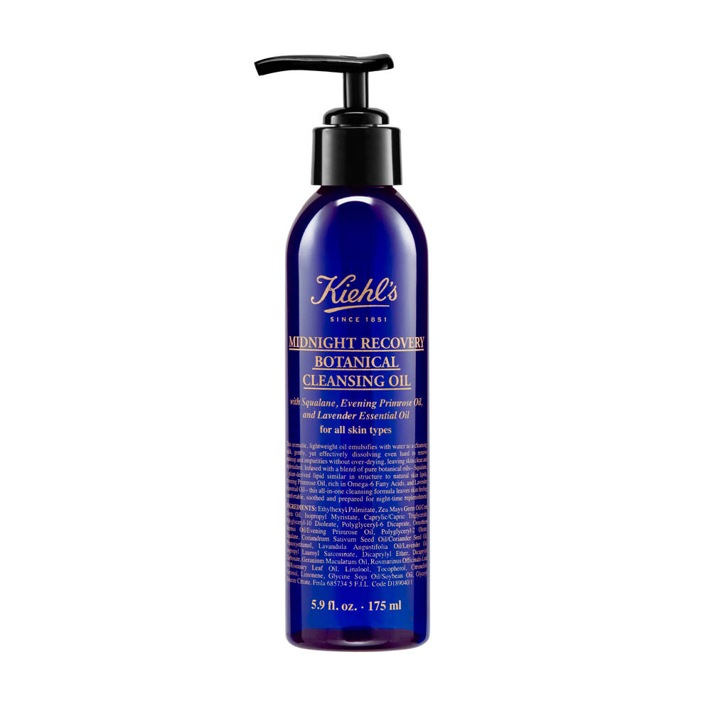 Kiehl's Midnight Recovery Botanical Cleansing Oil - With Lavender Essential Oil & Squalane (175ml)