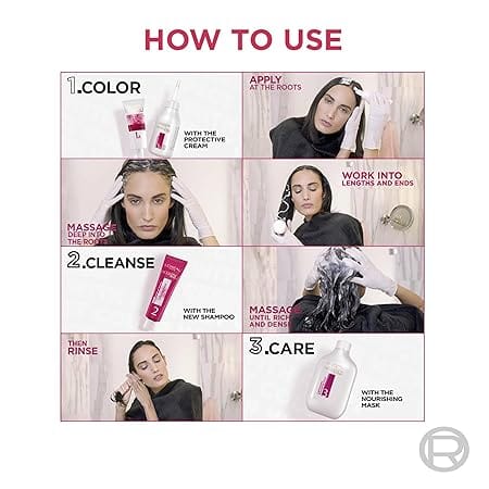 Loreal Paris - No Ammonia Excellence Creme Triple Care Color [4.25 Aishwarya's Brown]