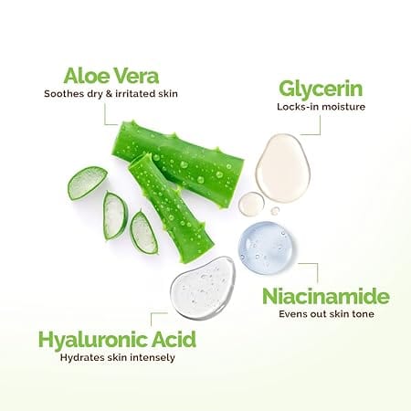 Mama Earth - Aloe Refresh Hydrating Light Gel Moisturizer (200g)