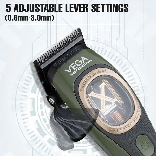Vega Professional - Vector 2.0 Hair Clipper Hair Trimmer - (VPPHC - 12)