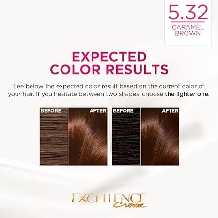 Loreal Paris - No Ammonia Excellence Creme Triple Care Color [4 Natural Brown]