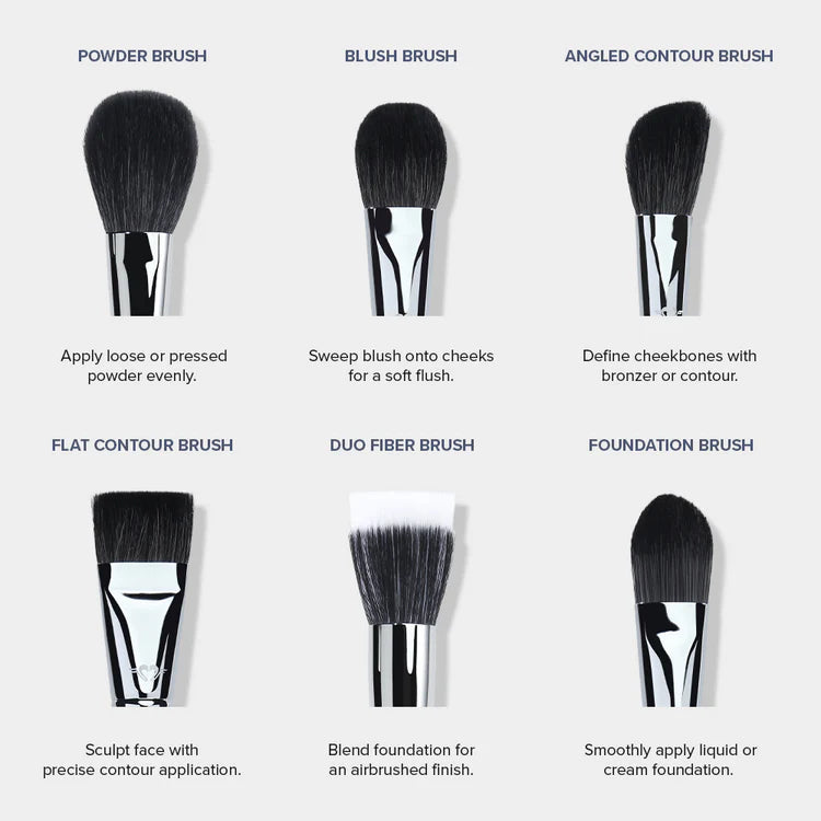 Forever 52 - Professional 28 Pcs Brush Kit Ultra Soft Bristles Pro Grade Quality