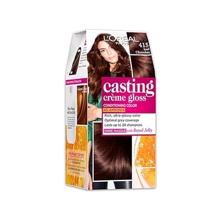 Loreal Paris - No Ammonia Casting Creme Gloss Conditioning Color [415 Iced Choclate]