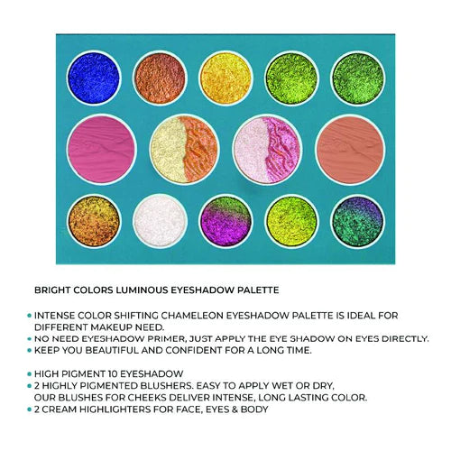 Shopaarel - Luminous Eye Shadow Palette