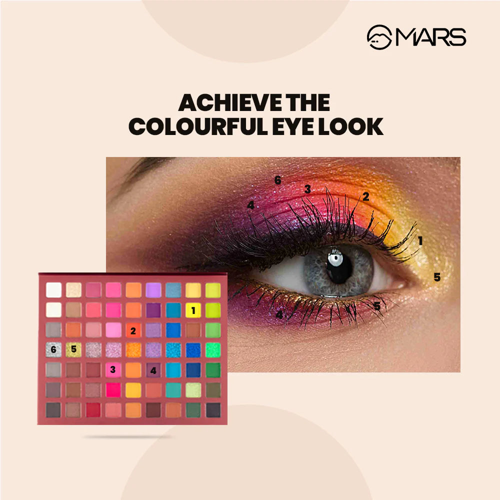 Mars - Eyes Can Kill 63 Bright Colour Eyeshadow Palette (EP63)