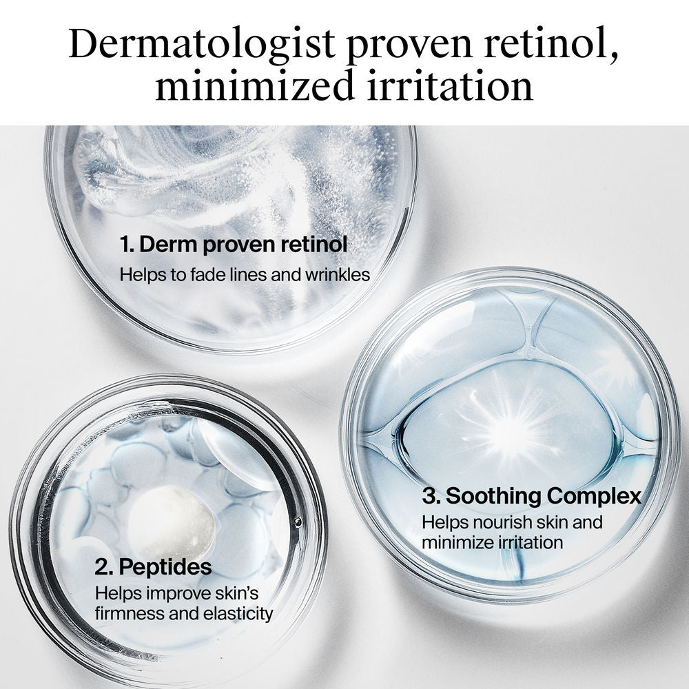 Neutrogena Visible Repair Anti-Ageing Retinol + Peptide Night Face Serum For Wrinkles & Fine Lines (30ml)