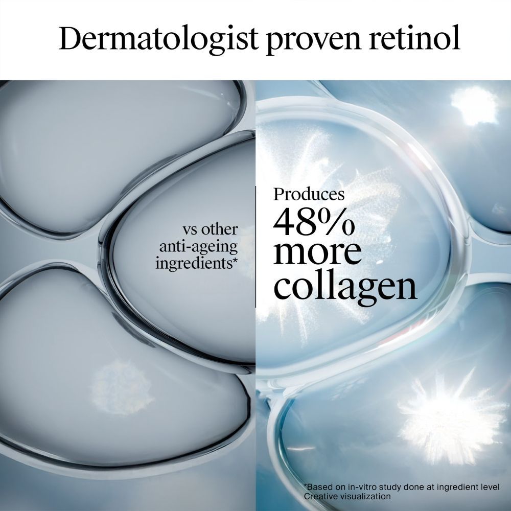 Neutrogena Visible Repair Retinol + Peptide Anti-Ageing Day & Night Cream For Wrinkles & Fine Lines (50g)