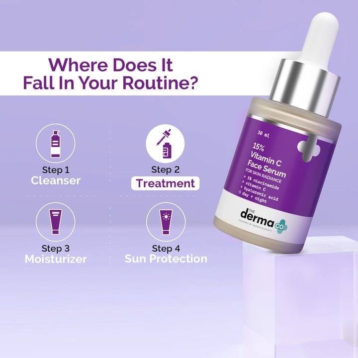 The Derma - 15% Vitamin C Face Serum For Skin Radiance (30ML)