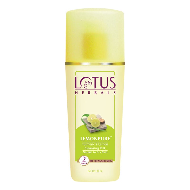 Lotus Herbals - Lemonpure Turmeric & Lemon Cleansing Milk (80ml)