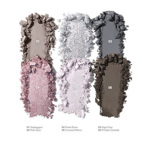 MORPHE ChromaPlus 6-Pan Eyeshadow Palette - Cyber Chrome (7.5g)