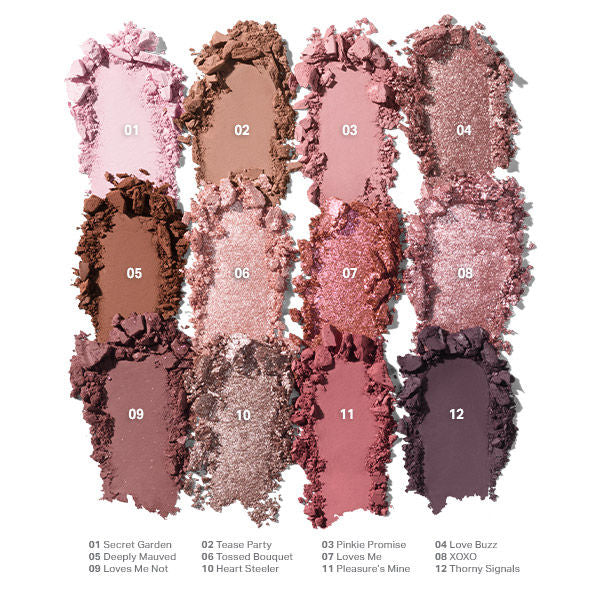 MORPHE ChromaPlus 12-Pan Eyeshadow Palette - Rose Frequency (15g)