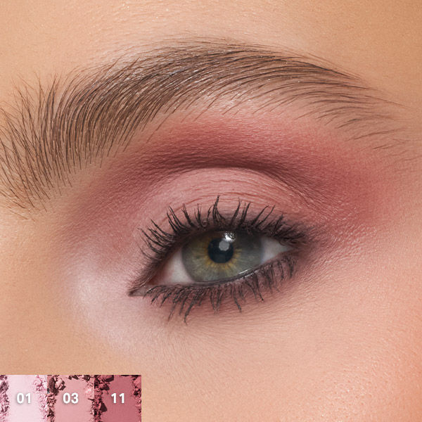 MORPHE ChromaPlus 12-Pan Eyeshadow Palette - Rose Frequency (15g)