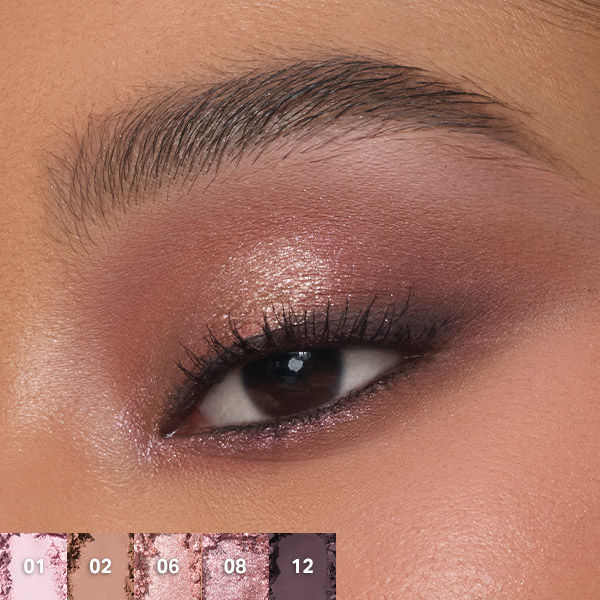 MORPHE ChromaPlus 12-Pan Eyeshadow Palette - Rose Frequency (15g)