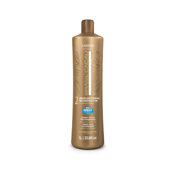 Cadiveu Brasil Cacau Brazilian Thermal Reconstruction Keratin Treatment 1L