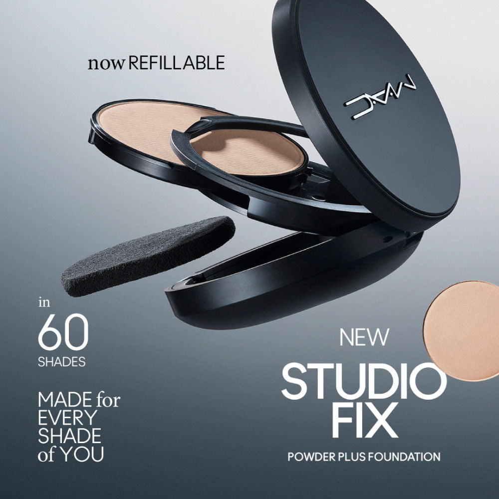 M.A.C Studio Fix Powder Plus Compact Foundation -NC35 Light-Medium Beige, Peach-Gold Undertone (12g)