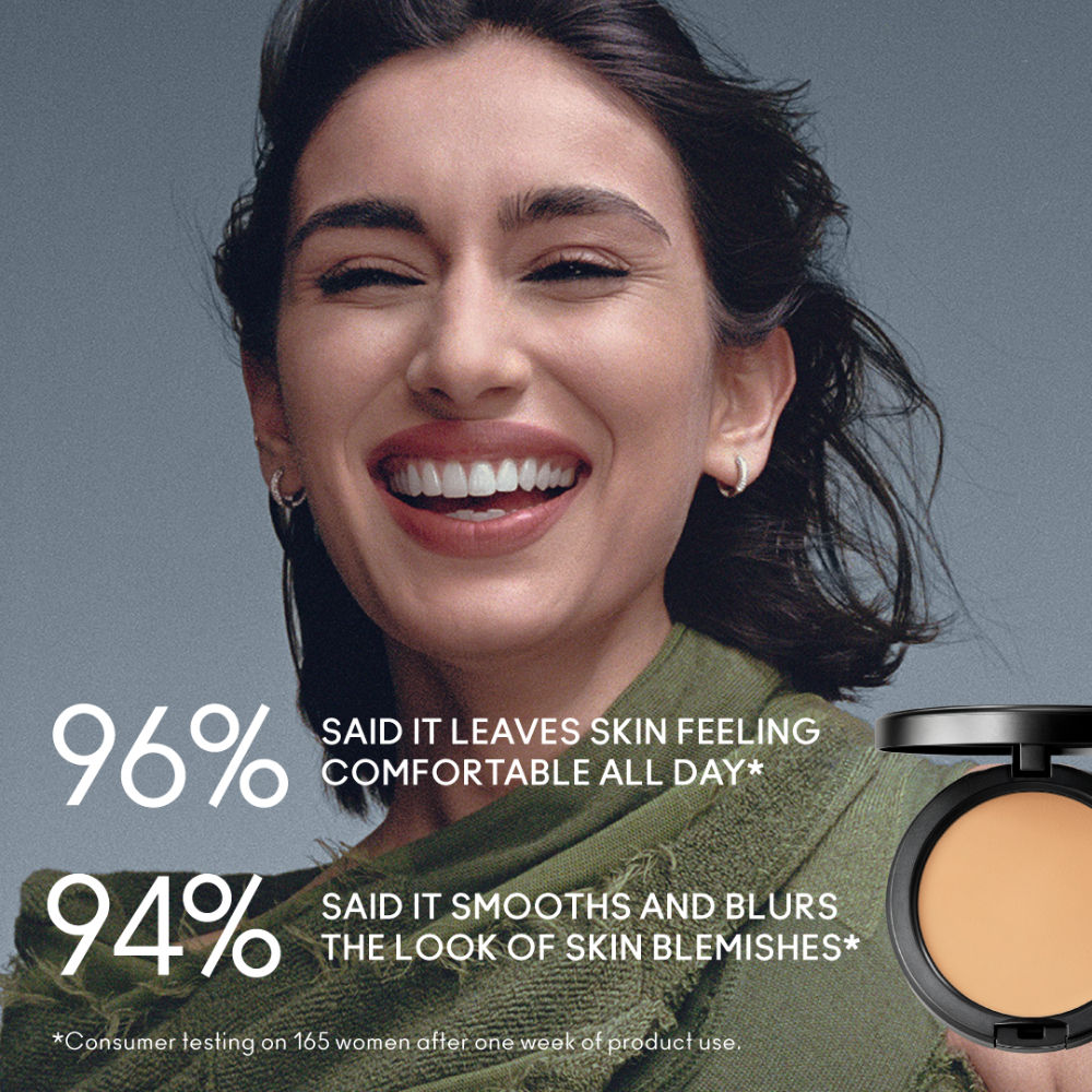 M.A.C Studio Fix Powder Plus Compact Foundation -NC35 Light-Medium Beige, Peach-Gold Undertone (12g)