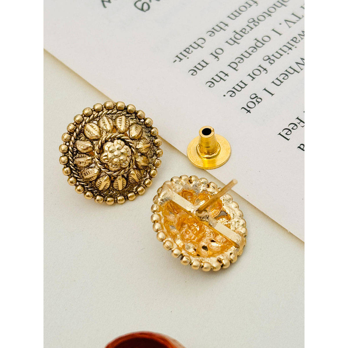 Abdesigns Enchanting Temple Necklace Gold