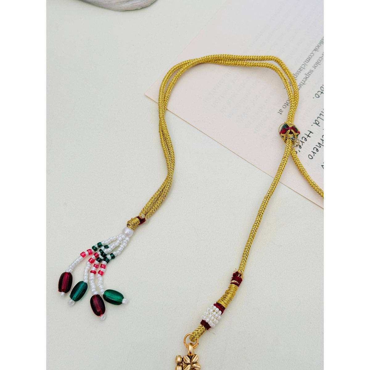 Abdesigns Enchanting Temple Necklace Multi-Color