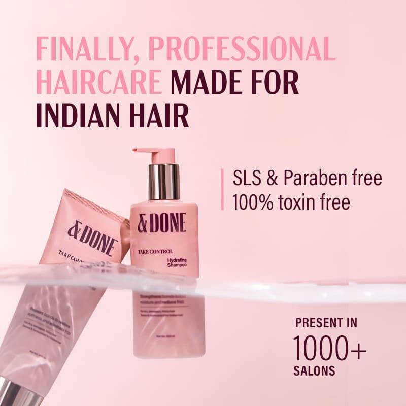 &Done Anti-Frizz Hydrating Shampoo and Shielding Conditioner