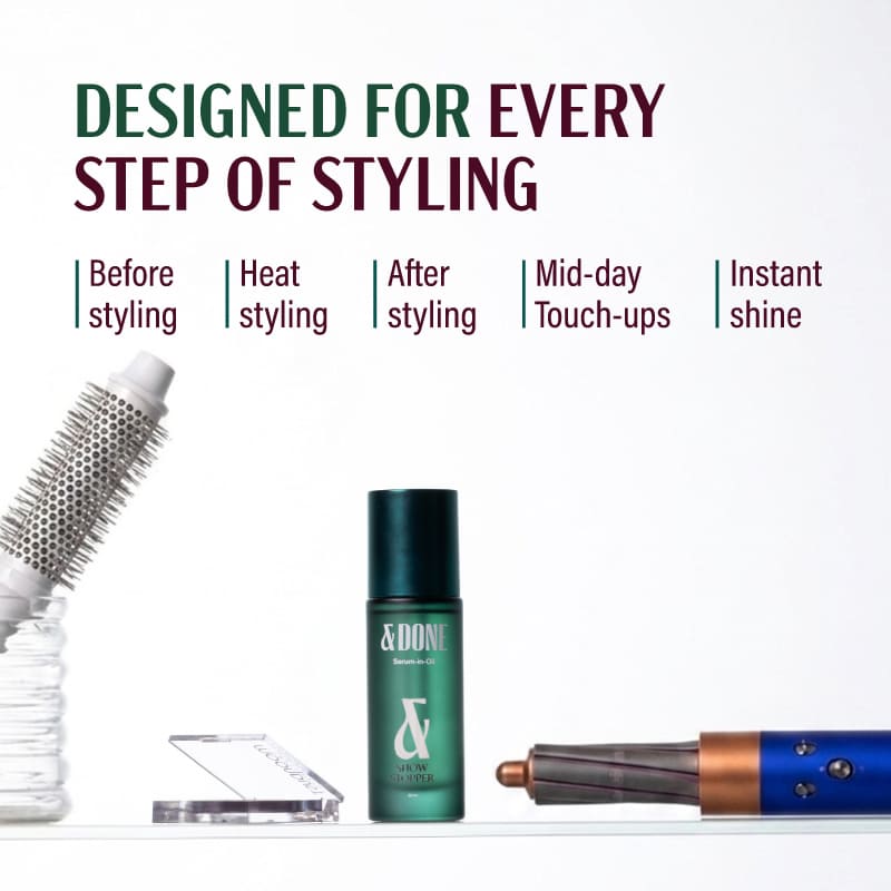 &Done 7-in-1 Serum-in-Oil for Frizz Reduction & 10x Shine