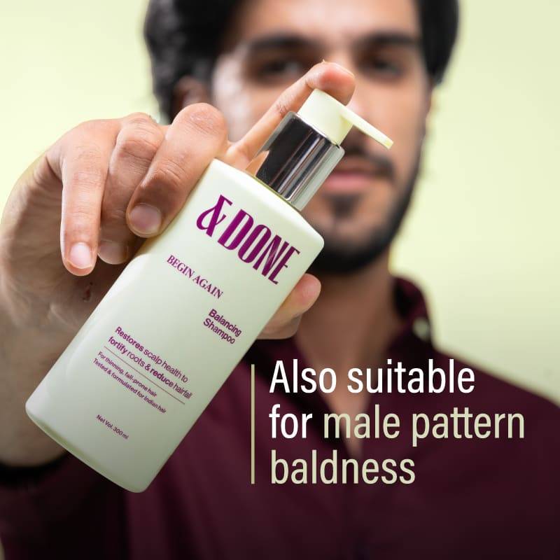&Done Anti-Hairfall Balancing Shampoo & Restoring Conditioner