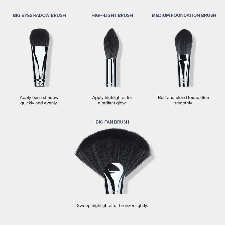 Forever 52 - Professional 28 Pcs Brush Kit Ultra Soft Bristles Pro Grade Quality