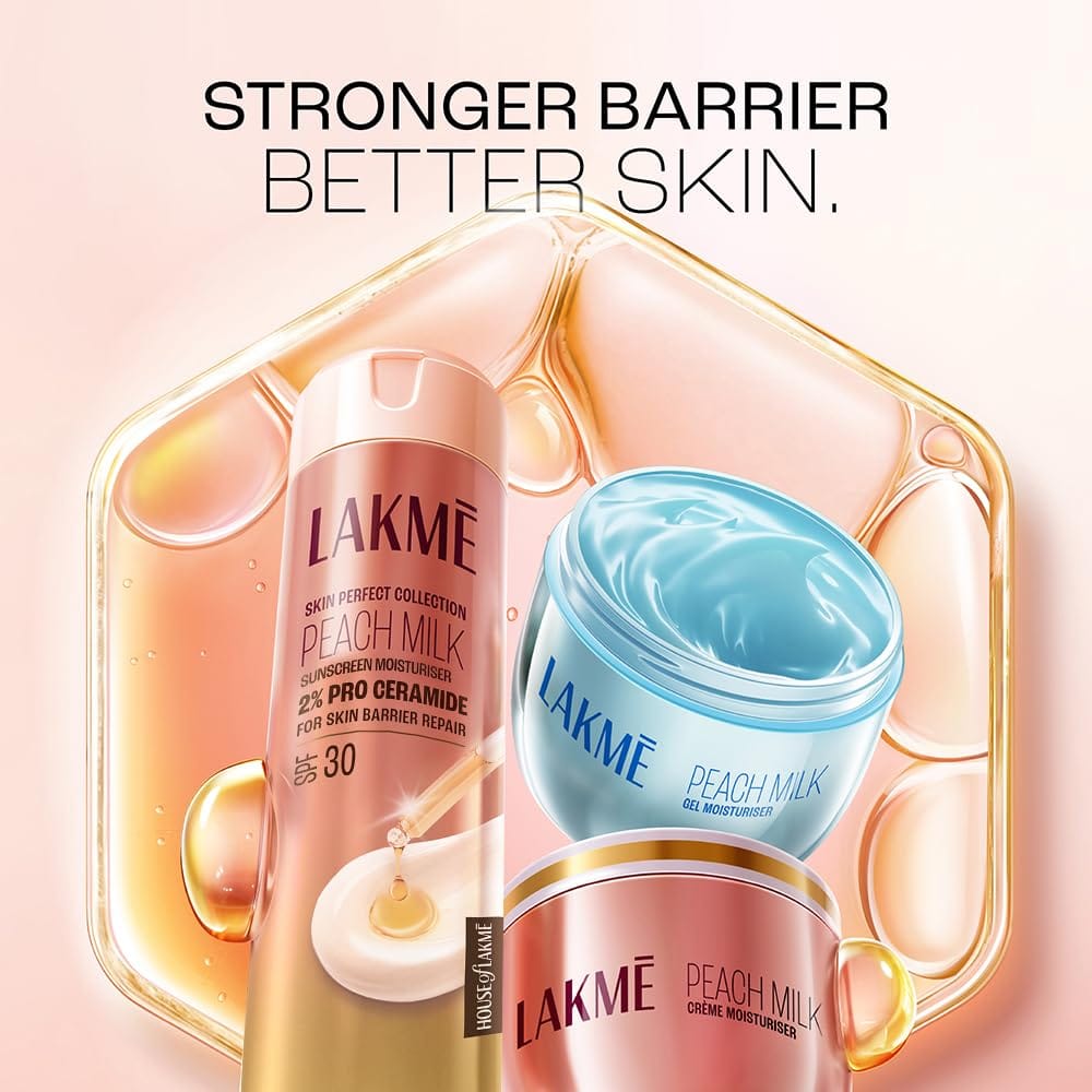 Lakme - Skin Perfect Collection Peach Milk Sunscreen Moisturiser Spf 30