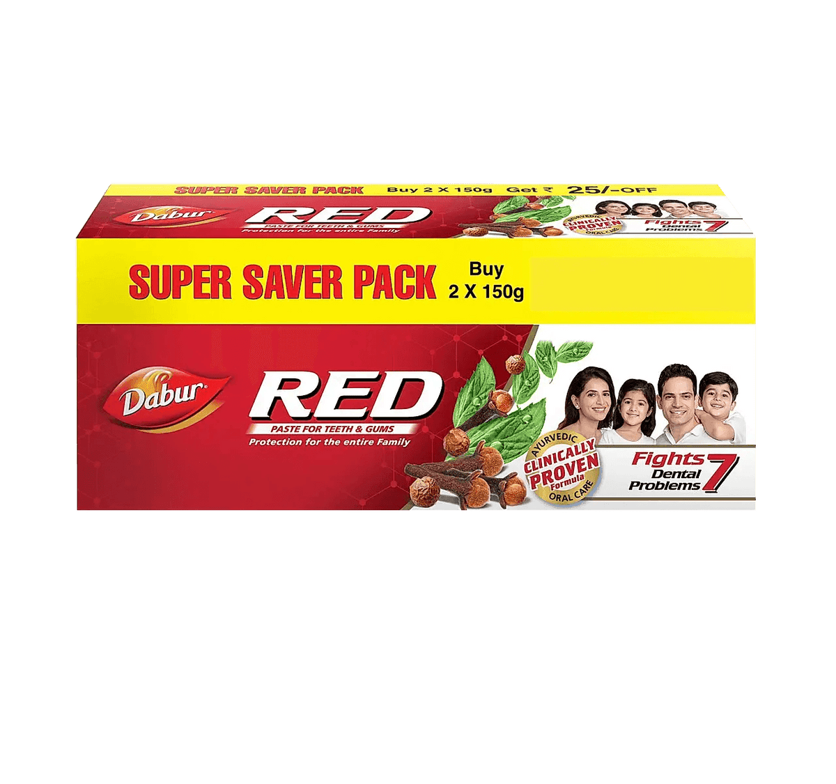 Dabur Red Toothpaste (Pack of 2) 200g x 2