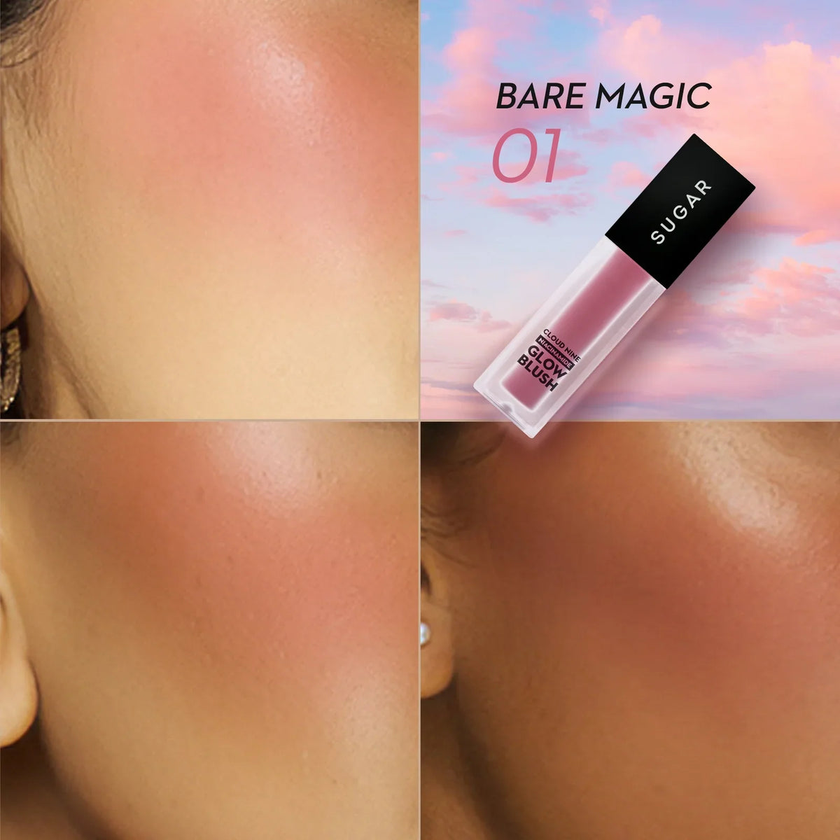 SUGAR Cloud Nine Niacinamide Glow Blush 7.6ml 04 CANDY PINK