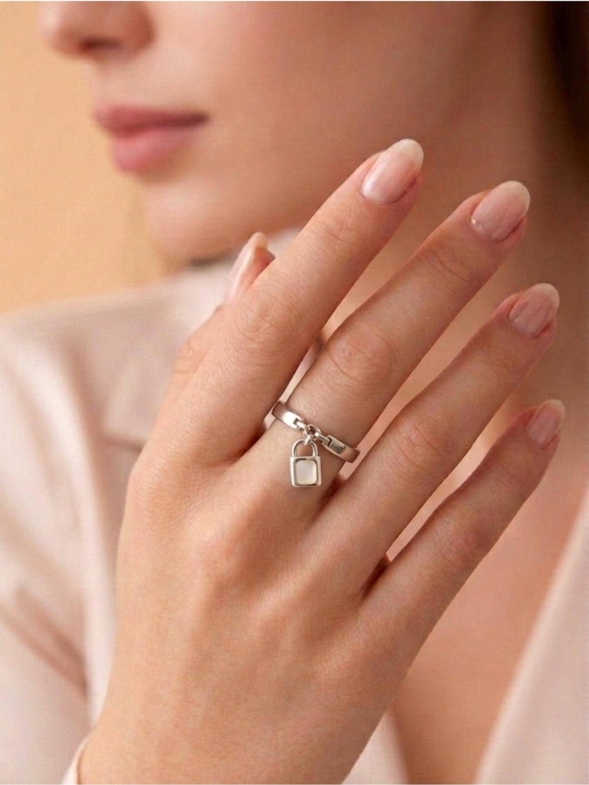 925 SILLER The Keepsake Lock Ring