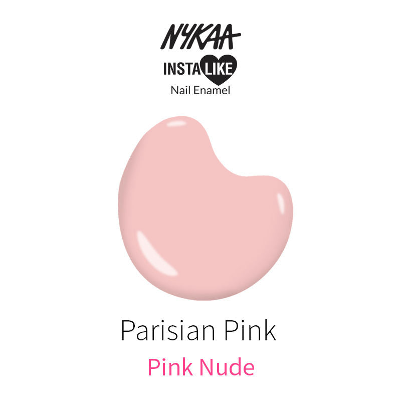 Nykaa InstaLike Long Lasting Nail Enamel - Parisian Pink 348