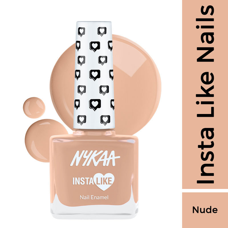 Nykaa InstaLike Long Lasting Nail Enamel - Trending Tan 349