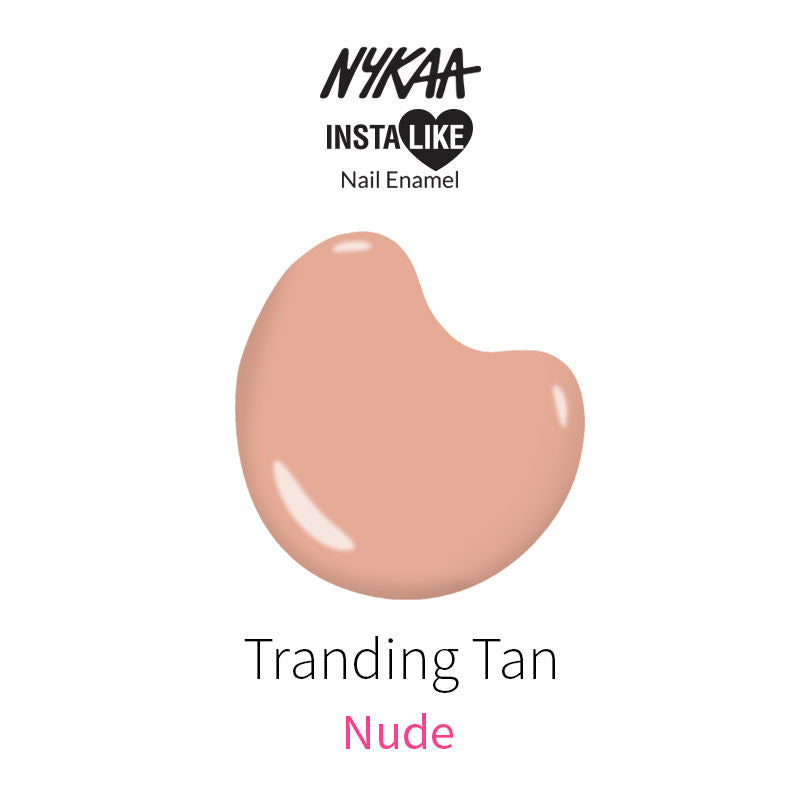Nykaa InstaLike Long Lasting Nail Enamel - Trending Tan 349
