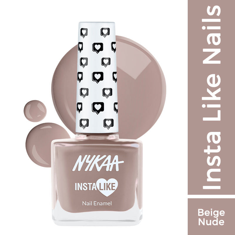 Nykaa InstaLike Long Lasting Nail Enamel - Beige BTS 350