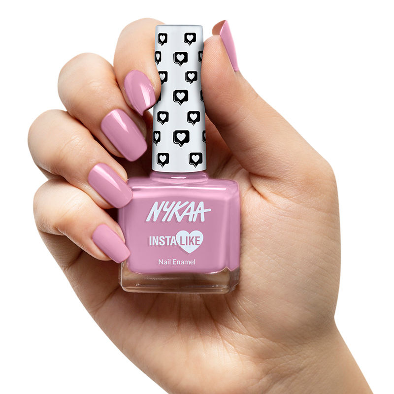 Nykaa InstaLike Long Lasting Nail Enamel - Lilac Goals 354