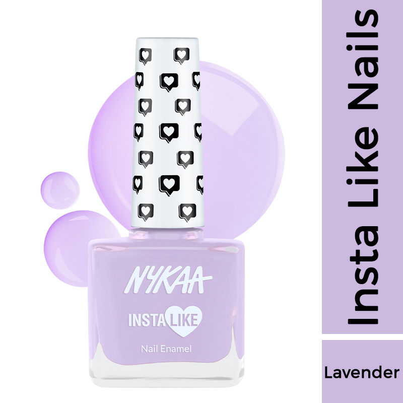 Nykaa InstaLike Long Lasting Nail Enamel - Lavender Love 355