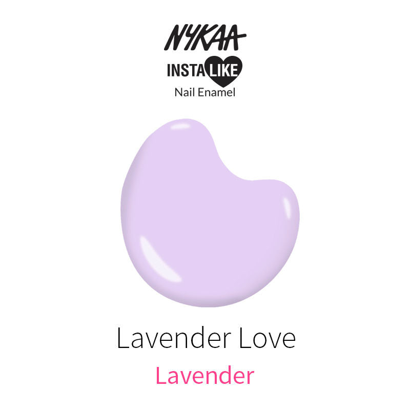Nykaa InstaLike Long Lasting Nail Enamel - Lavender Love 355