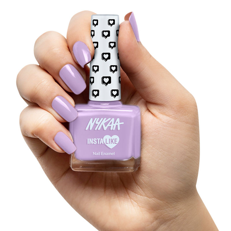 Nykaa InstaLike Long Lasting Nail Enamel - Lavender Love 355